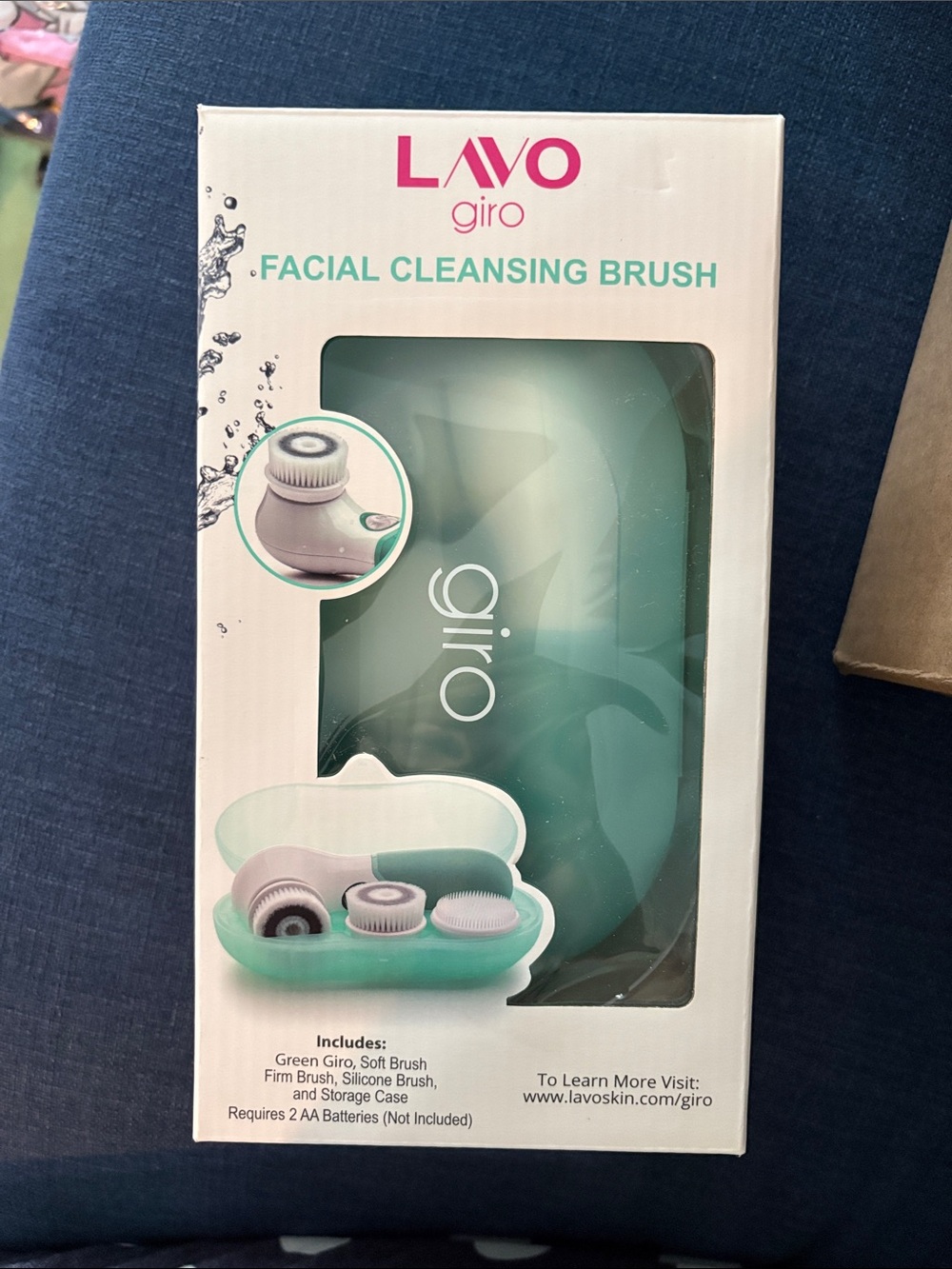 Facial Cleansing Brush - Mint Green